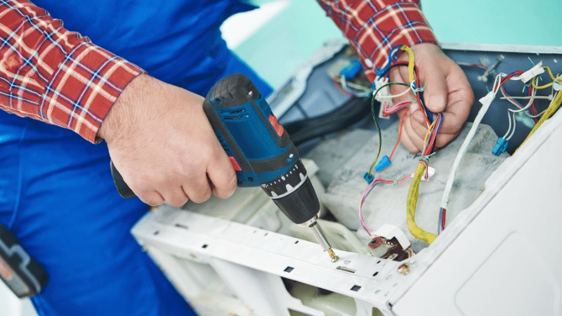 Kazan Termoteknik Termoteknik çamaşır makinesi kart tamiri – Su almama arızası orijinal parça ile giderildi. - Teknik servis örneği